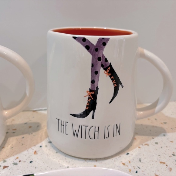 Rae Dunn Halloween Witch Mugs & Tray Dish I Put A Spell On You The Witch Is In - Picture 4 of 14